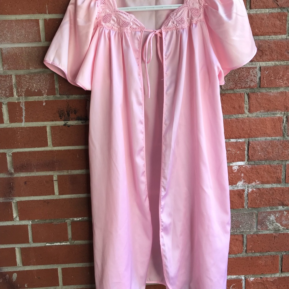 Vintage Nightgown or Robe by Slumber Suzy in Pink - Vintage Lingerie